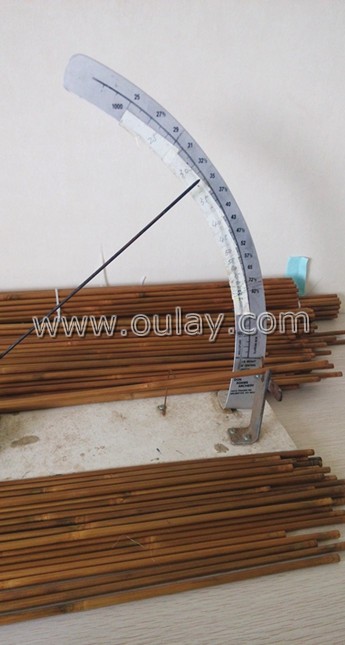 correct spine rates of bamboo shafts