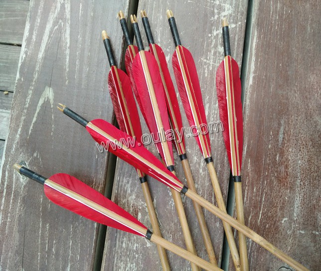 Traditional bamboo arrows