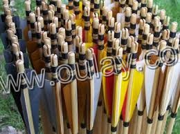Chinese fork art bamboo arrows