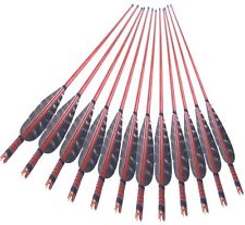 real striped fletchings bamboo arrows