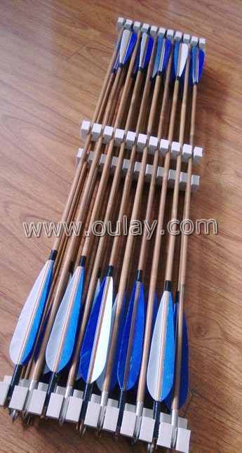self-nocks bamboo arrows