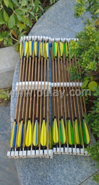 top quality wood arrows 76cm