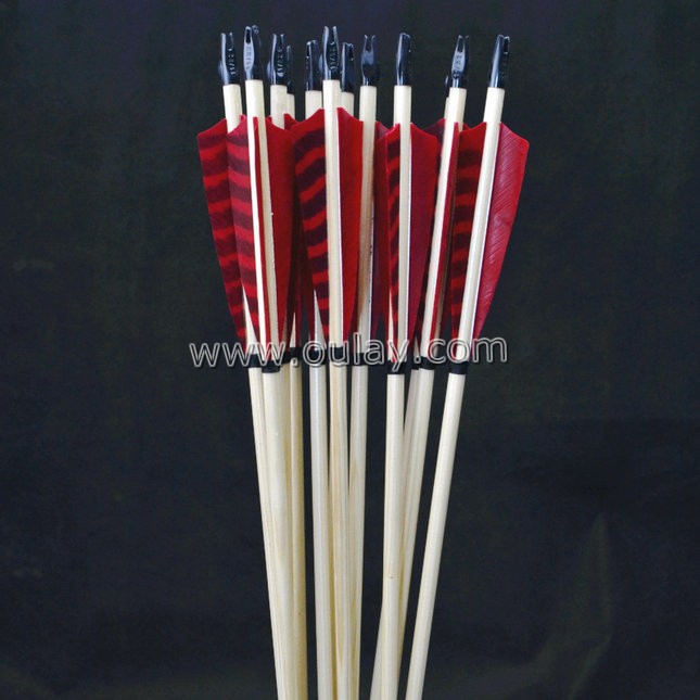 wooden bamboo arrows