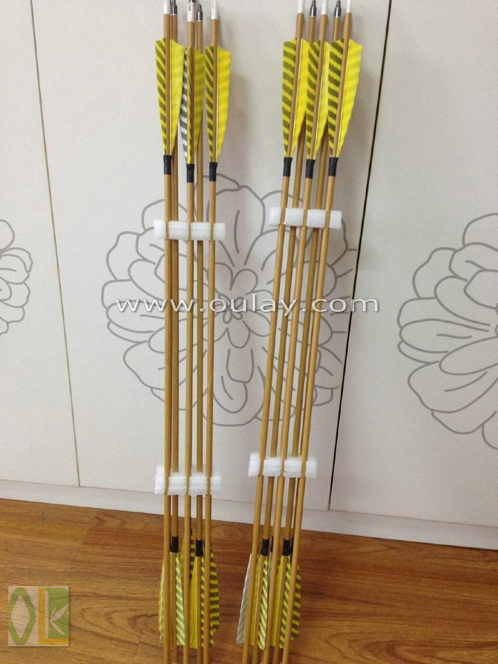 high quality of wooden arrows,hunting arrow