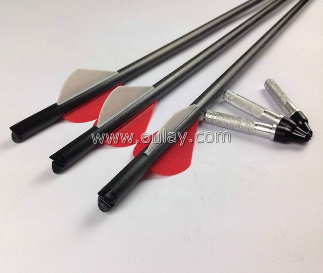 crossbow pure carbon arrow bolts
