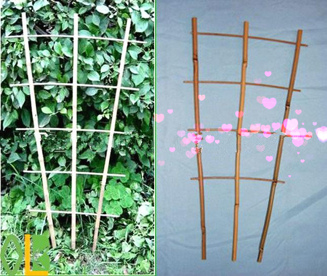 Bamboo trellis for flowers bamboo support bamboo ladder