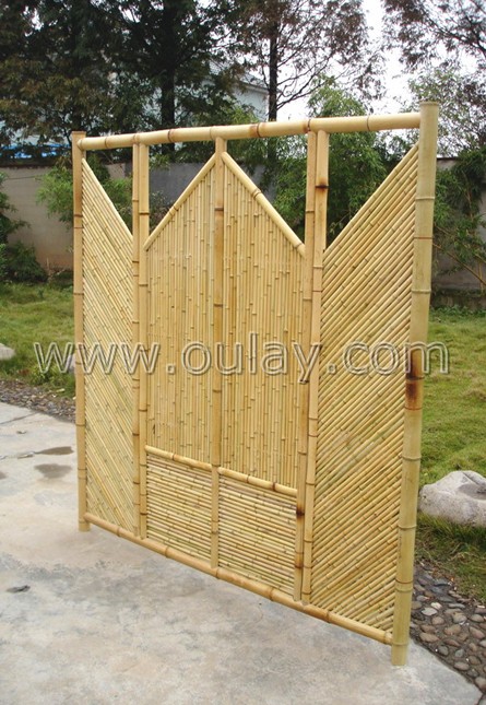 bamboo fence for decoration
