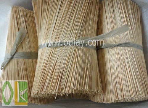 raw bamboo incense sticks
