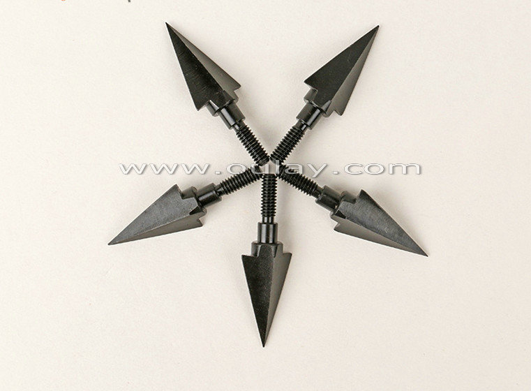 Stainless steel arrows weight 6.5g silver