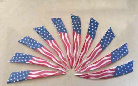 Customized Country Flags Arrow turkey feather For DIY Arrows