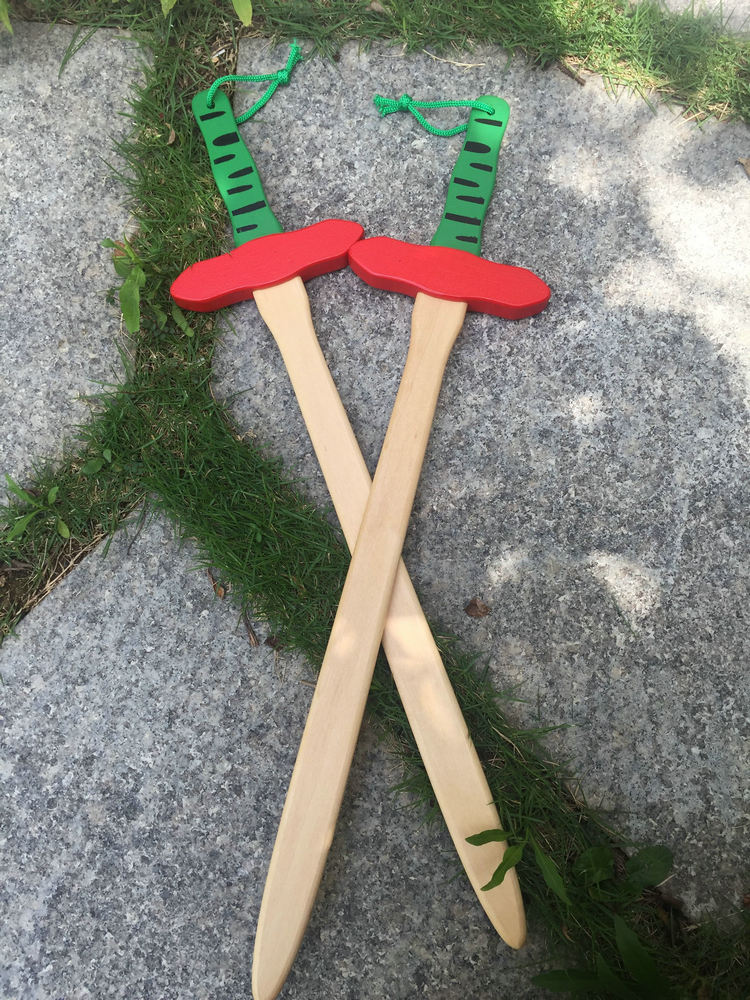 60cm High Quality Wooden Sword Children Outdoor Sport Wooden Toys